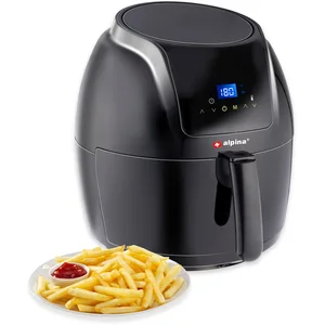 alpina Airfryer avec écran tactile numérique - Friteuse à air chaud 5 litres - Four à air chaud pas cher