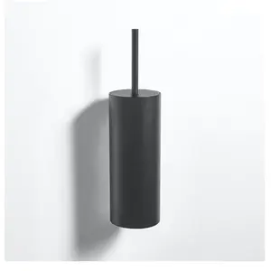 Toiletborstelhouder Wand Cyra Black-09