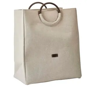 Aquanova Jada Wasmand Truffle | Beige / Lichtgrijs | Polyester pas cher