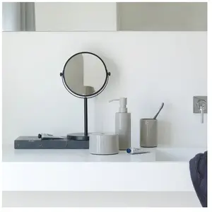Aquanova Beau Make Up Spiegel Black | Zwart | Staal pas cher