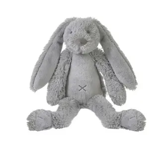 Peluche Lapin Richie gris clair 28 cm - HAPPY HORSE - Pour Enfant - Intérieur pas cher