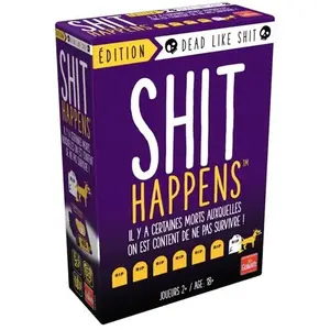 Goliath Gezelschapsspel Shit Happens (fr) 15 Cm Karton Paars pas cher