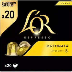 L'OR Cafe capsule L''Or Espresso Lungo Matinata Intensite 5 - 20 capsules pas cher