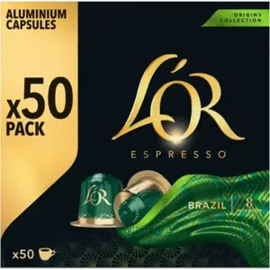 Capsules L'OR Espresso Brésil x50 pas cher