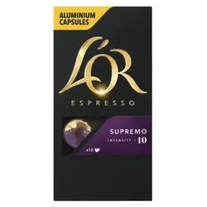 Café espresso supremo l'or - x10 pas cher