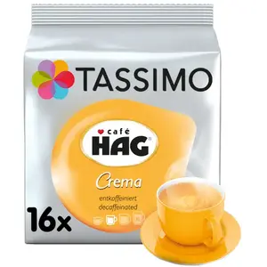 Tassimo Café HAG crema decafé - 16 Capsules