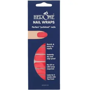 Herôme Nail Wraps hot pink pas cher