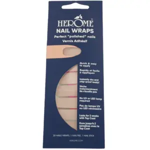 Herôme Nail Wraps champagne pas cher
