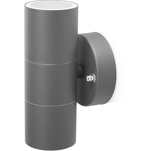 Smartwares - Applique d'extérieur GWL-176-HG Gris/Acier inoxydable pas cher