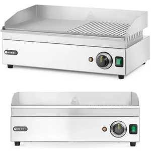 Bakplaat Half Geribbeld HENDI Kitchen Line 220 240V/2400W 527x404x(H)2... pas cher