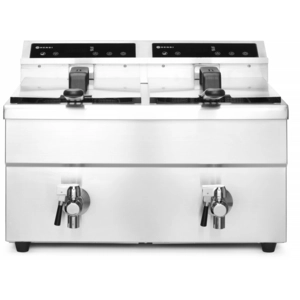 Hendi inductie friteuse | Kitchen Line - Dubbel | 8+8 Liter pas cher