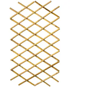 Treillis en bambou extensible - NATURE - 100x200cm - Marron pas cher