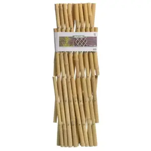 Comparateur de prix : Treillis en bambou Nature pour palissade de jardin 45x180cm
