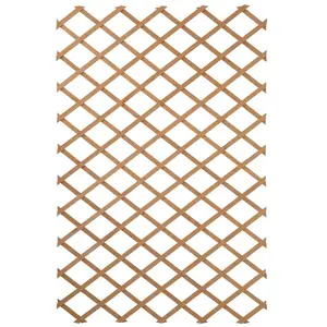 Comparateur de prix : Treillis extensible en bois l 100X200CM - marron 6041703 - Nature