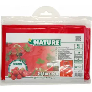 Nature Film de paillage FRAISES, Longueur 10 mVendu parcdiscount