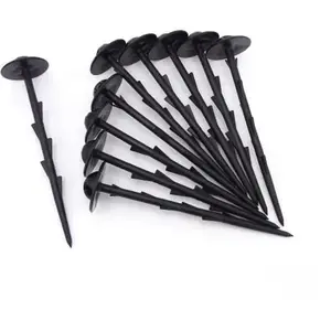 Encres crantée noire pour fixation film de plasticulture et toile de paillage - NATURE - Lot de 10Vendu parbol