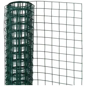 Nature Grillage métallique carré 1 x 5 m 25 mm Vert 409379 pas cher
