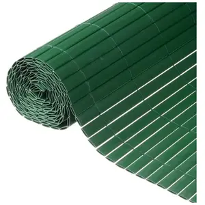 Canisse double face PVC vert foncé - NATURE - 1 x 3 m - 100% occultant...Vendu parbol
