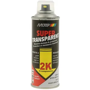 Vernis 2k MOTIP spray super transparent pas cher
