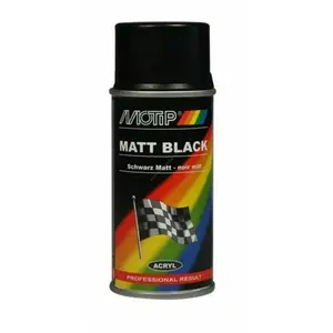 MoTip Zwart Mat in Spuitbus 150ml - Kleinverpakking pas cher