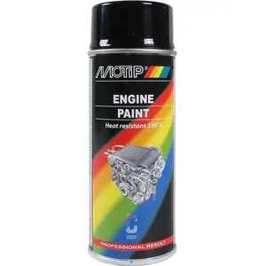 Motip Tuning-Line Hittebestendige lak - zwart - 400ml MT04092 Motip pas cher