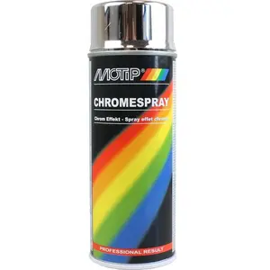 Bombe de peinture Motip effet chromé 400ml M04060 auto pour moto scooter pas cher