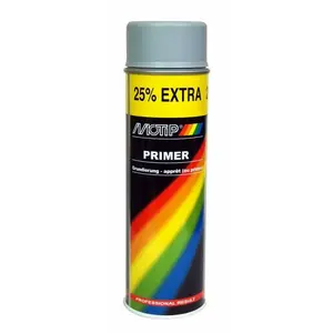 Bombe de peinture Motip Appràt primer gris 500ml M04054 auto pour moto scooter pas cher