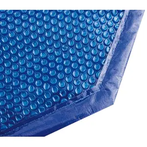 Bâche à bulles pour piscine en bois UBBINK Ø450 cm - Bleu