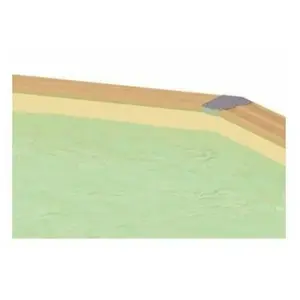 Ubbink - Liner beige piscine Azura 350x505 Ubbink - 126 cm pas cher