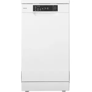Inventum VVW4530AW - Smalle vaatwasser - Vrijstaand - 10 couverts - 6 programma’s - Bestekmandje - Wit pas cher