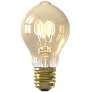 Comparateur de prix : Calex Lichtbron E27 A Standaard - Glas - Goud - 0 x 0 x 0 cm (BxHxD)