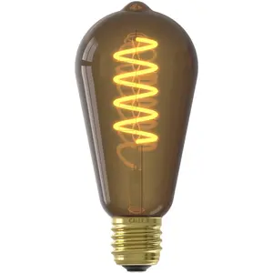 Ampoule LED E27 - CALEX - ST64 RUSTIC - Filament flexible - 4 W - 100 ... pas cher