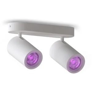 Calex Smart Plafondlamp - 2-Lichts - Slimme Opbouwspot - Ovaal - WitVendu parbol