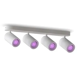 Calex Smart Plafondlamp - 4-Lichts - Slimme Opbouwspot - Ovaal - WitVendu parbol