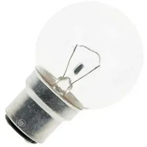 Merkloos / Sans marque Kogellamp helder 60W bajonet fitting B22d