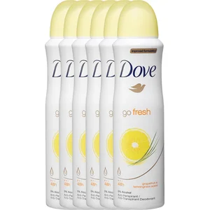 Dove go fresh grapefruit Women - 150 ml - deodorant spray - 6 st - Voordeelverpakking pas cher