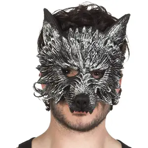 Comparateur de prix : Boland Déguisement - GENERIQUE - Masque loup garou adulte - Gris - Halloween