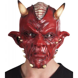 Boland - Latex hoofdmasker Duivel de luxe - Volwassenen - Duivel - Hal... pas cher