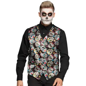 Boland - Gilet Day of the dead (M/L) - Volwassenen - Day of the dead -... pas cher