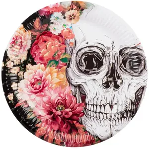 Boland - 10 Papieren bordjes Day of the dead - Horror - HorrorVendu parbol