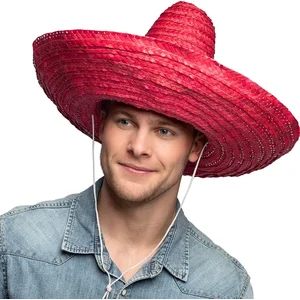Boland - Sombrero Puebla Rood - 49 - Volwassenen - Unisex
