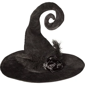 Boland Chapeau sorcière noir avec plumes femme Halloween - Déguisement Halloween - 228360Vendu parbol