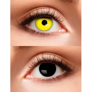 Boland Lentilles de contact sans correction duo jaune et noir adulteVendu parbol
