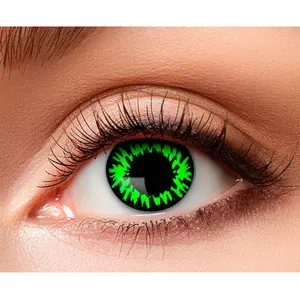 Comparateur de prix : Boland Lentilles de contact sans correction duo sanglant et vert adulte