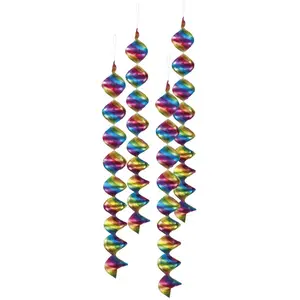 Boland spirales décoratives 60 x 5 cm en aluminium 4 pièces