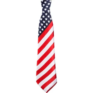 Boland Cravate drapeau américain adulte - Marque - Modèle - Intérieur - Mixte - BlancVendu parbol