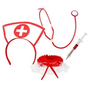 Boland set d'infirmerie polystyrène/polypropylène rouge/blanc 4 pièces