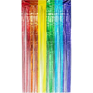 Boland - Foliegordijn metallic regenboog Multi - Regenboog - Regenboog pas cher