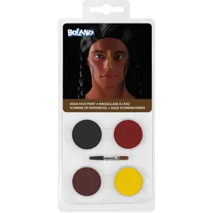 Boland Bol45043 Schmink Indian Set Adulte, Multicolore pas cher