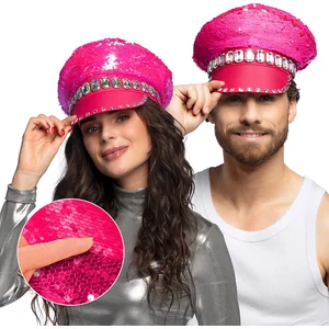 Boland - Pet Sandy candy hot pink Roze - 59 - Volwassenen - Unisex - Glitter and Glamour pas cher
